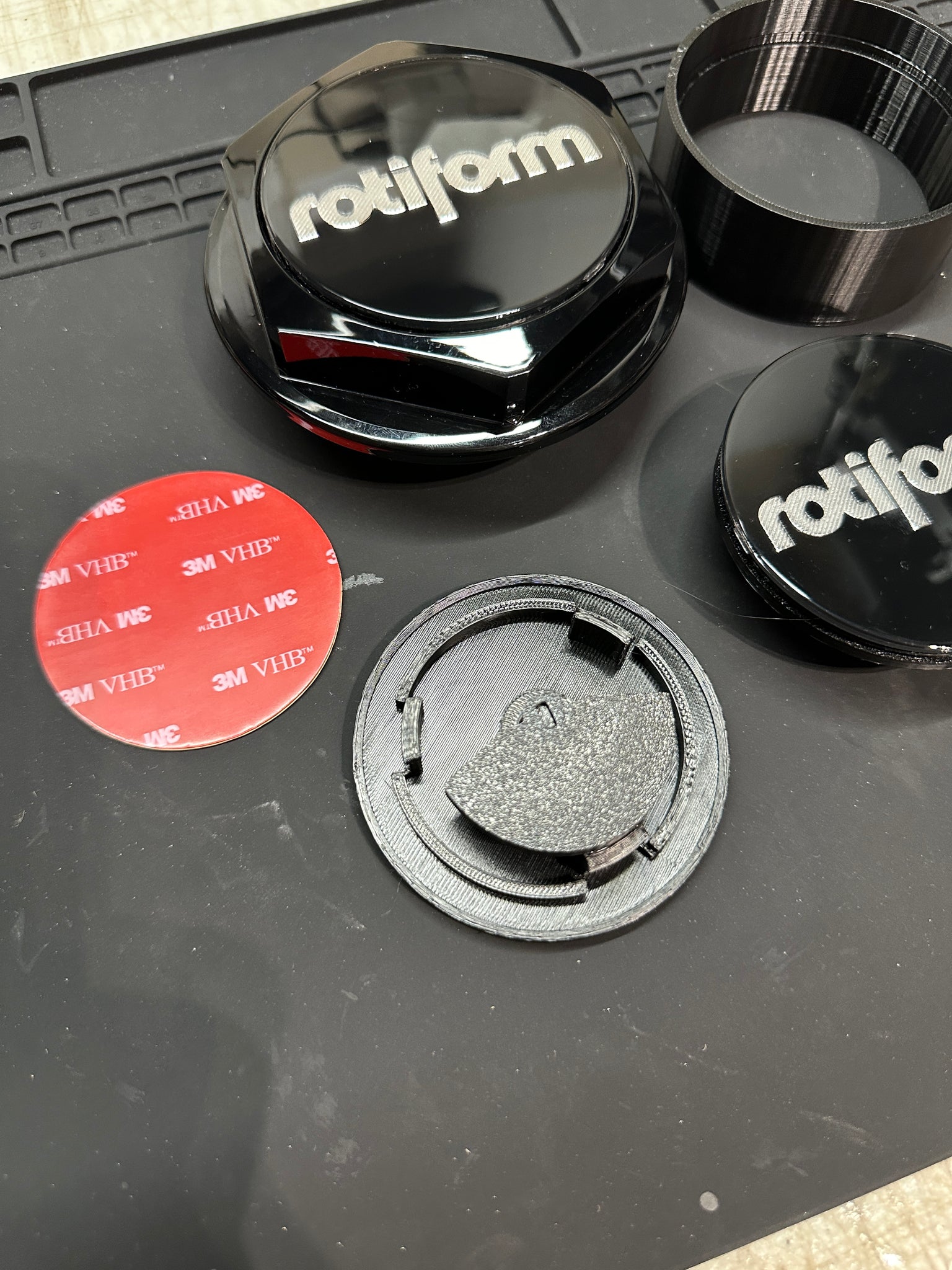 BBS & Rotiform 70mm Floating Center Cap conversion kit – Visual Autowerks