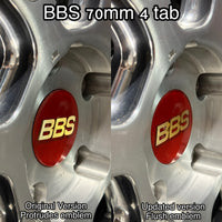 BBS & Rotiform 70mm Floating Center Cap conversion kit