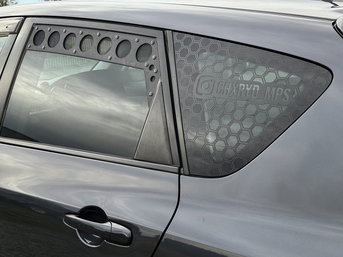 2007–2009 Mazdaspeed3 Rear Window Vents (1st Gen / BK)