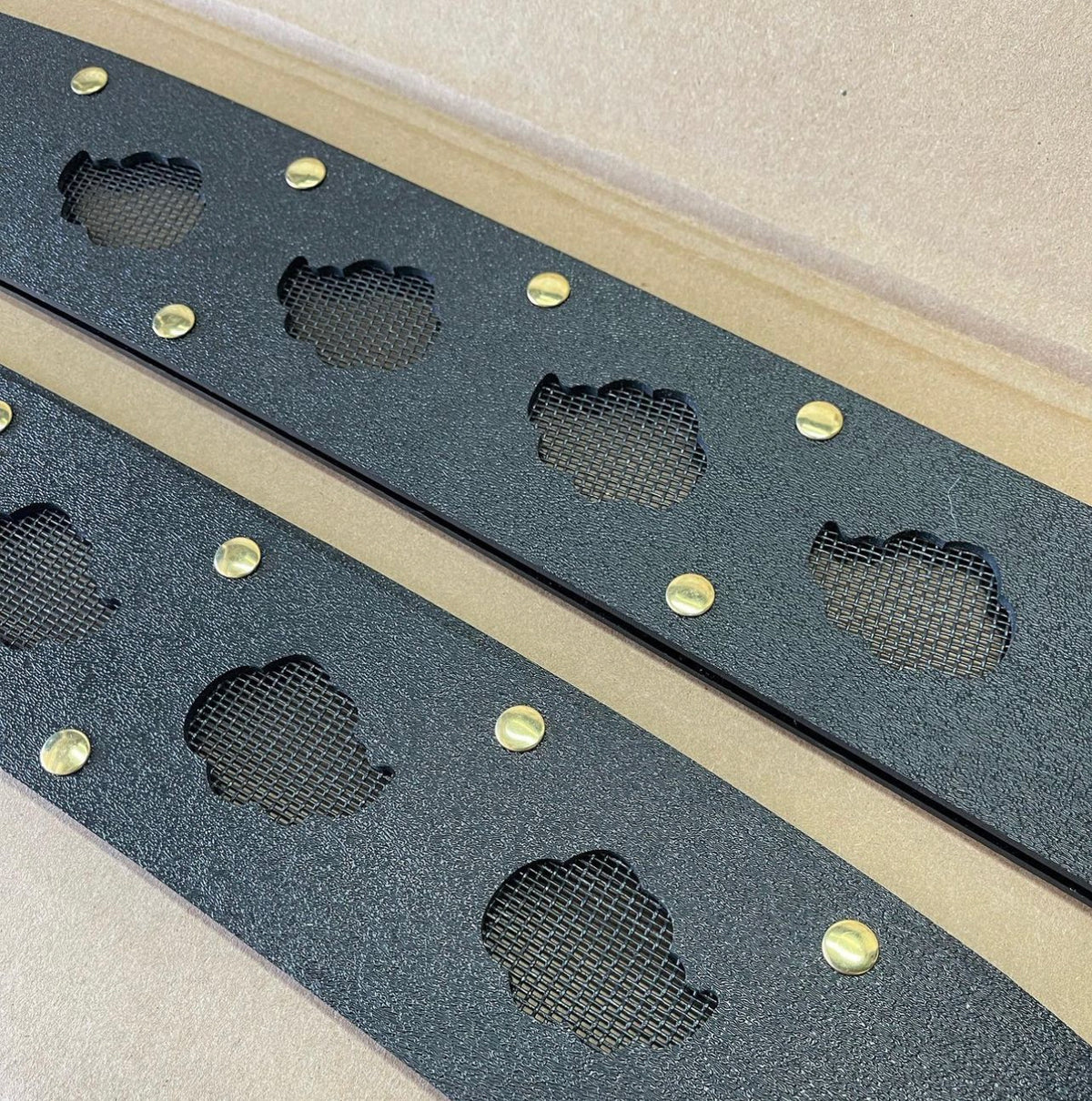 Custom window vent cutouts (DO NOT PURCHASE WITHOUT VENTS IN CART)