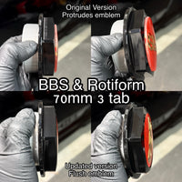 BBS & Rotiform 70mm Floating Center Cap conversion kit