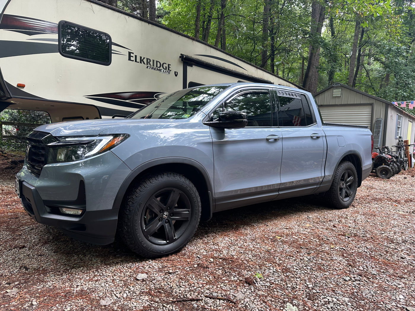 2017–2026 Honda Ridgeline Rear Window Vents (2nd Gen / YK2–YK3)