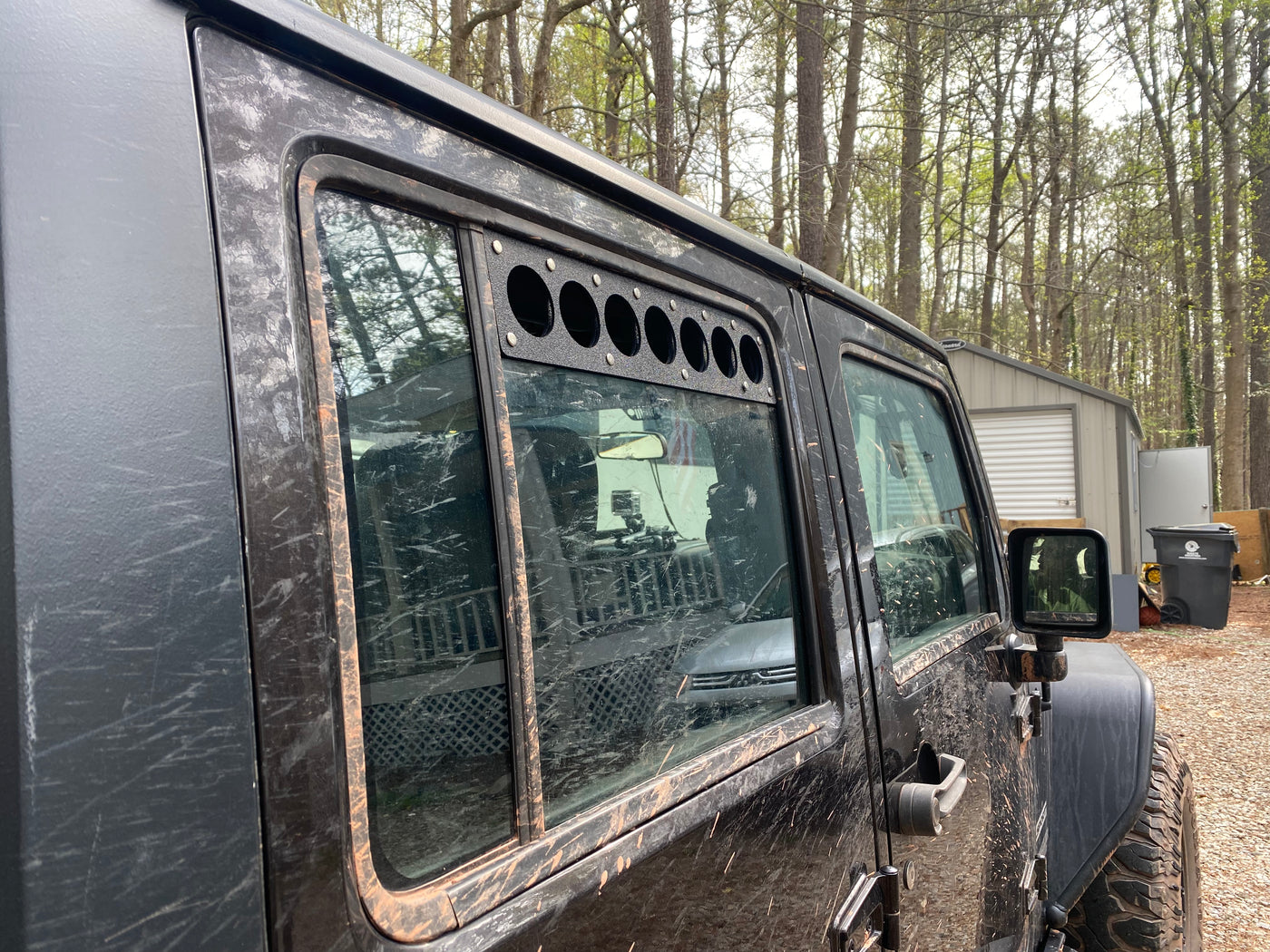 2007–2018 Jeep Wrangler Unlimited Rear Window Vents (JKU 4-Door)