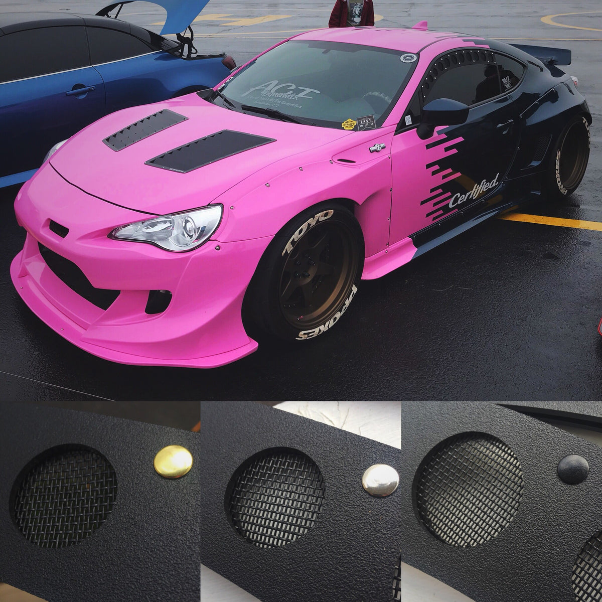 2013–2020 Subaru BRZ / Scion FR-S / Toyota 86 Window Vents (ZC6 / ZN6)