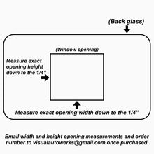 Rear Sliding Glass Window Vent