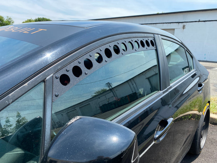 2012–2015 Honda Civic Sedan Removable Front Window Vents (9th Gen / FB)