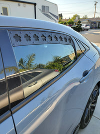 Custom window vent cutouts (DO NOT PURCHASE WITHOUT VENTS IN CART)