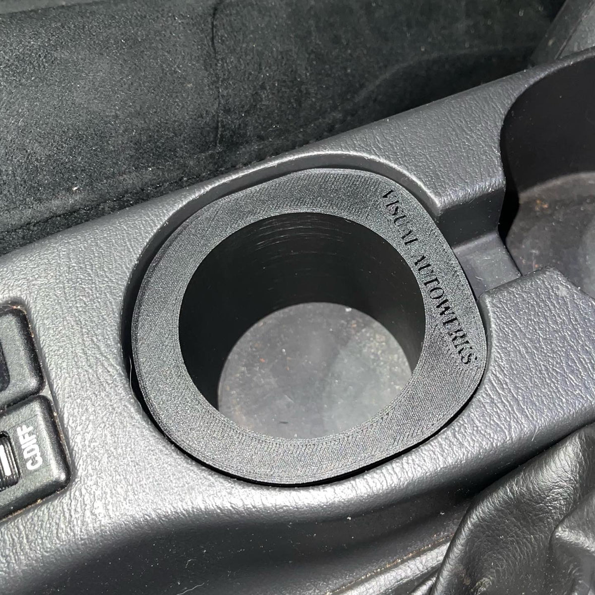 Red Bull cup holder adapter