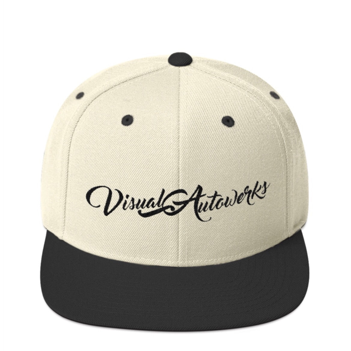 Cream/Black with Black Stitching