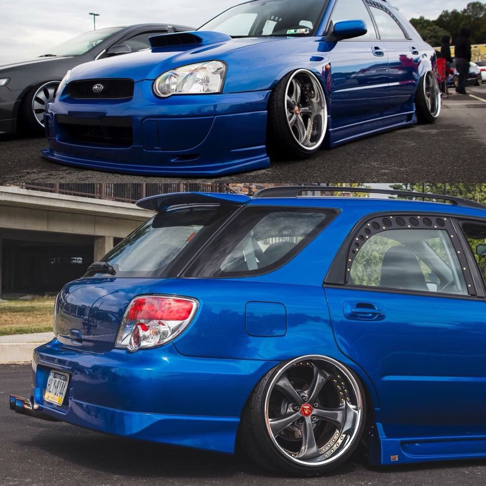 2002–2007 Subaru Impreza / WRX Wagon Rear Window Vents (GG)