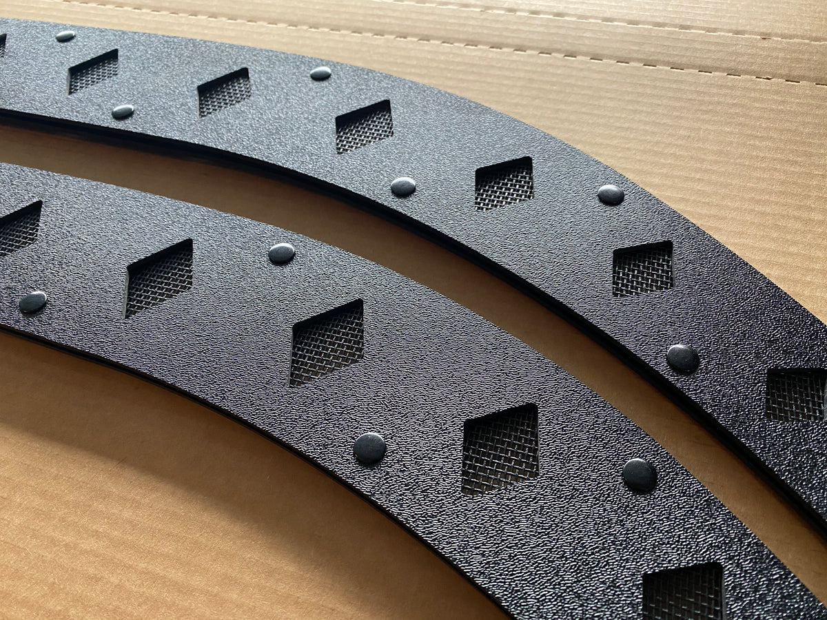 Custom window vent cutouts (DO NOT PURCHASE WITHOUT VENTS IN CART)