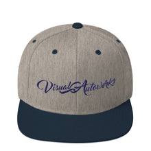 Heather Grey/Navy Blue with Navy Blue Stitching